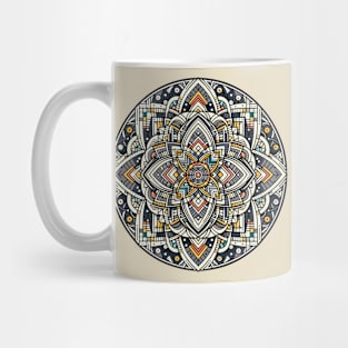 Abstract Geometric Color Mandala 3 Mug